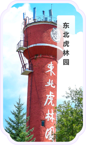 东北虎林园景观图